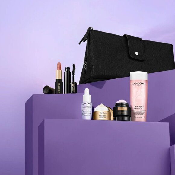 ✨Lancôme Dual Compartment Pouch + Deluxe Sample Set✨ - Picture 9 of 9